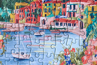 Mini-Puzzle Lake Como, 99 Teile