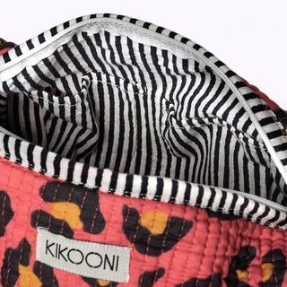 Handgemachte Kosmetiktasche "Oh leo Sunset"