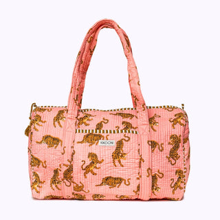 Handgemachte Baumwolltasche "Electric Tigress"