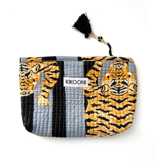 Handgemachte Mini Tasche "Poppy Tiger black"