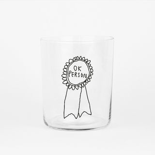 Glas „Ok Person“ (500 ml)